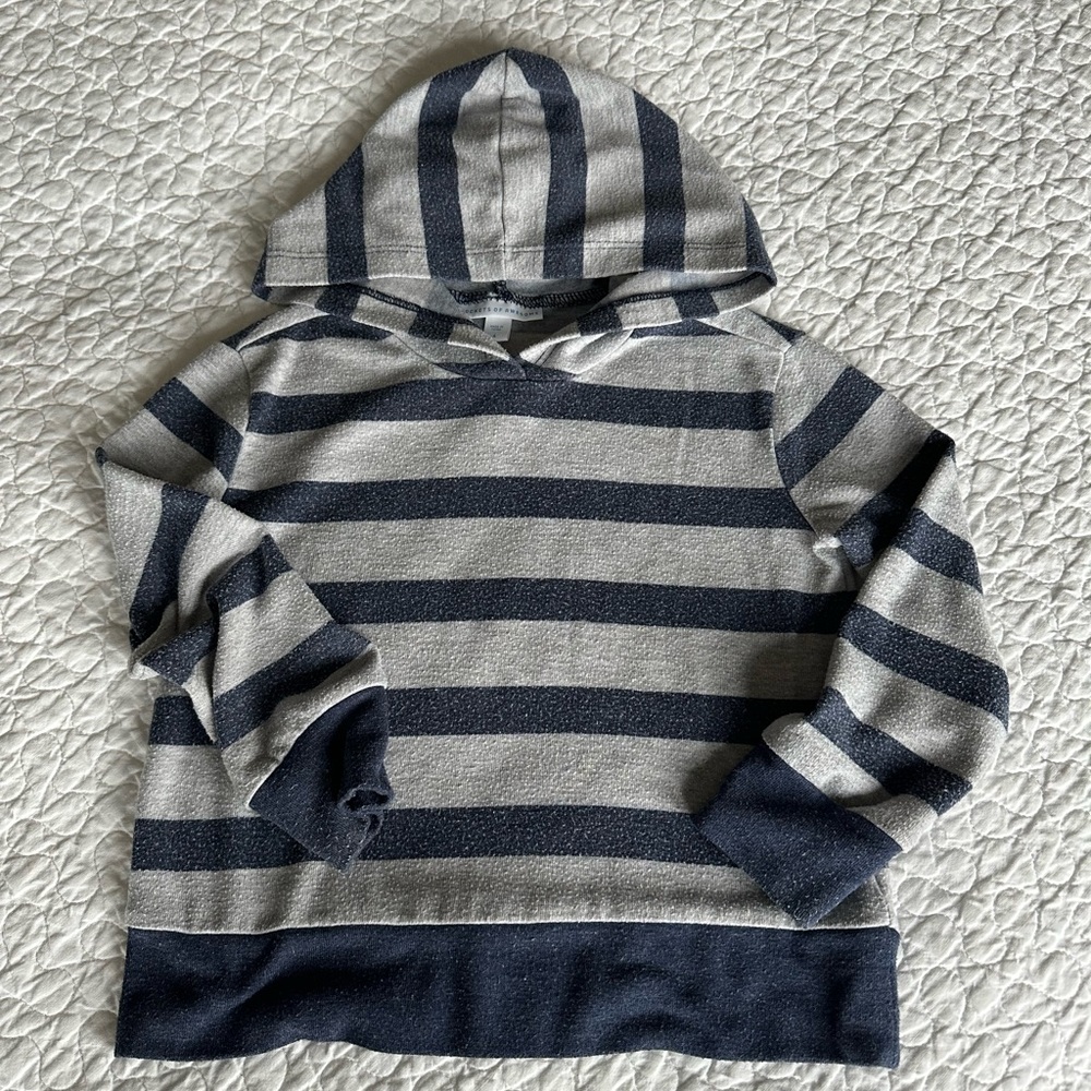 Rockets of Awesome boys striped hoodie